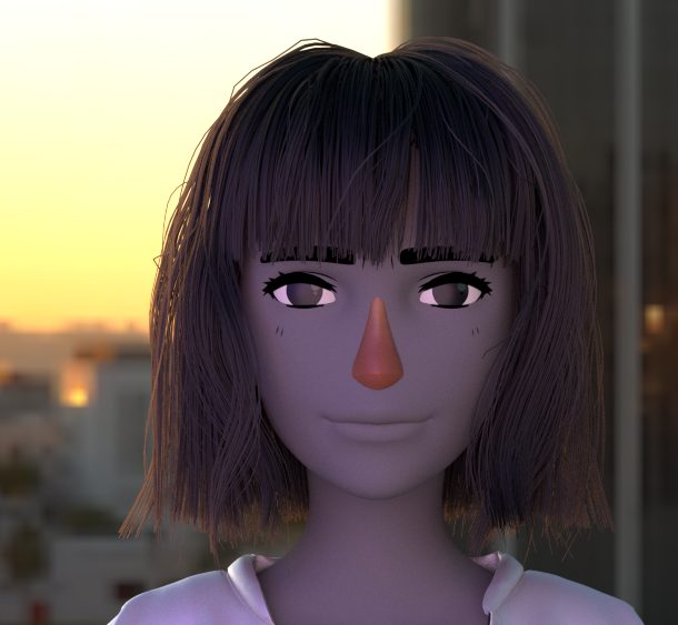 Animated short work in progress — December 2019