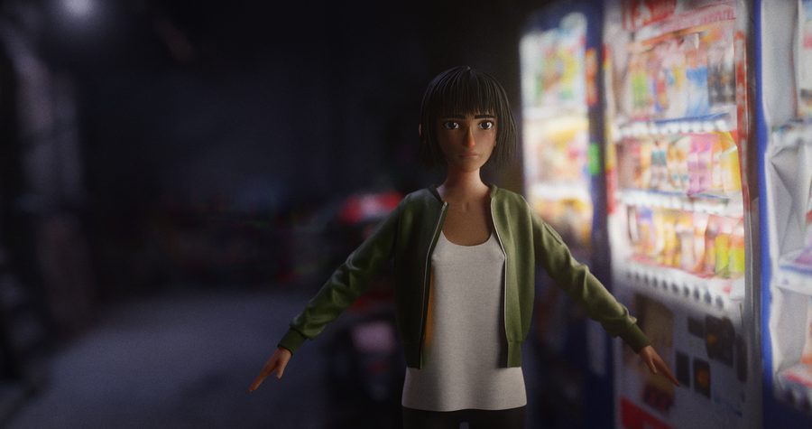 Animated short work in progress — December 2025
